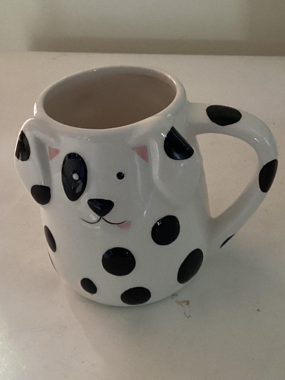 Tag Polka Dot Dalmatian Dog Coffee Mug, 16 oz